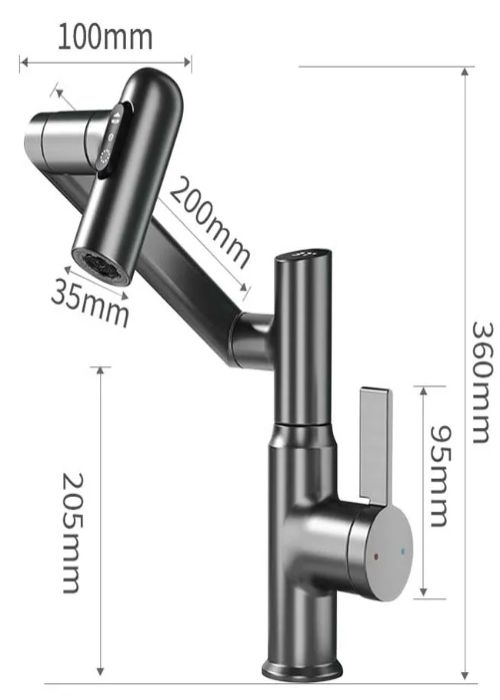 Robinet 360™ | Conception rotative puissante