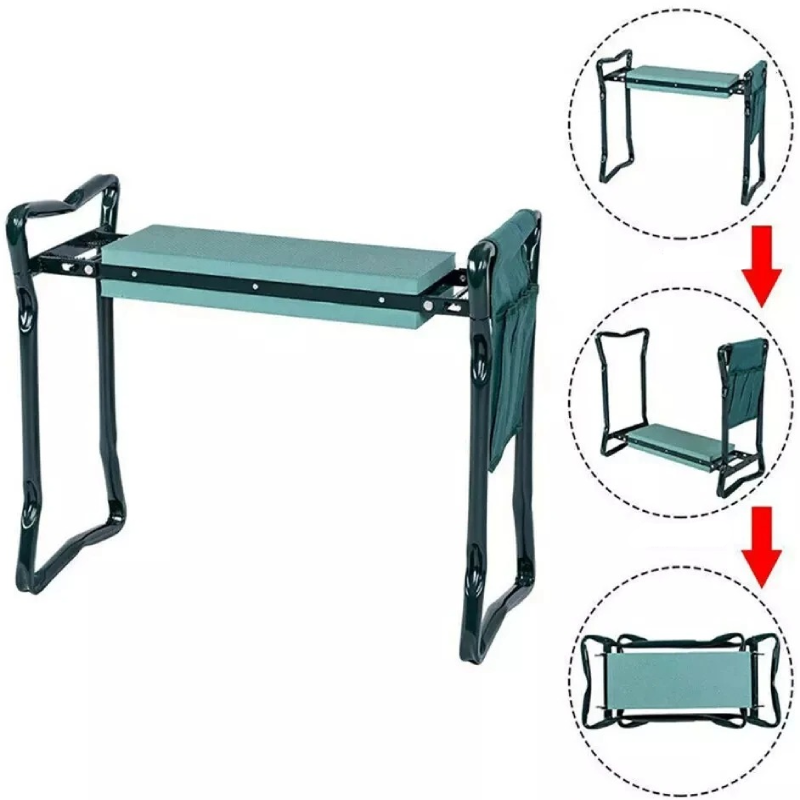 <tc>Genouillère et Siège de Jardin 2 en 1 | Aucun Assemblage Requis</tc>