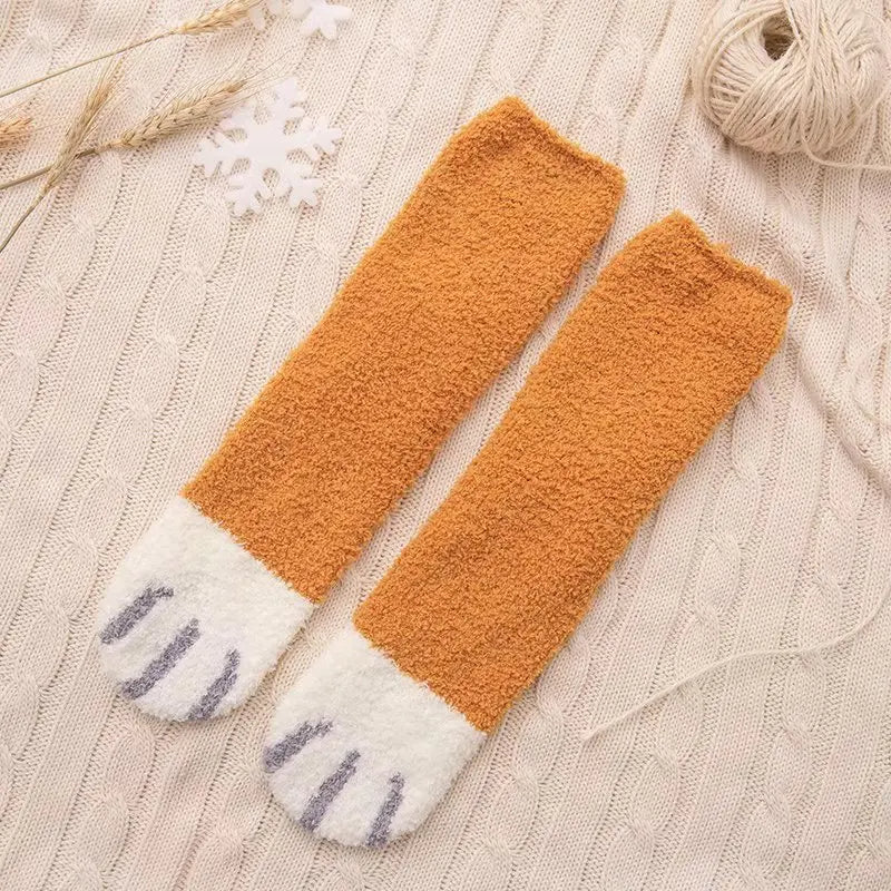 Chaussettes Griffe de Chat | Ensemble 6 Paires